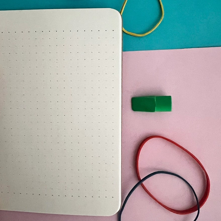 dotted notebook