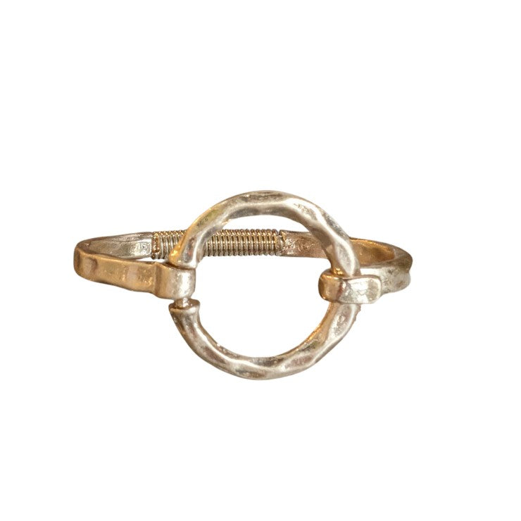 Gold Open Circle Bracelet