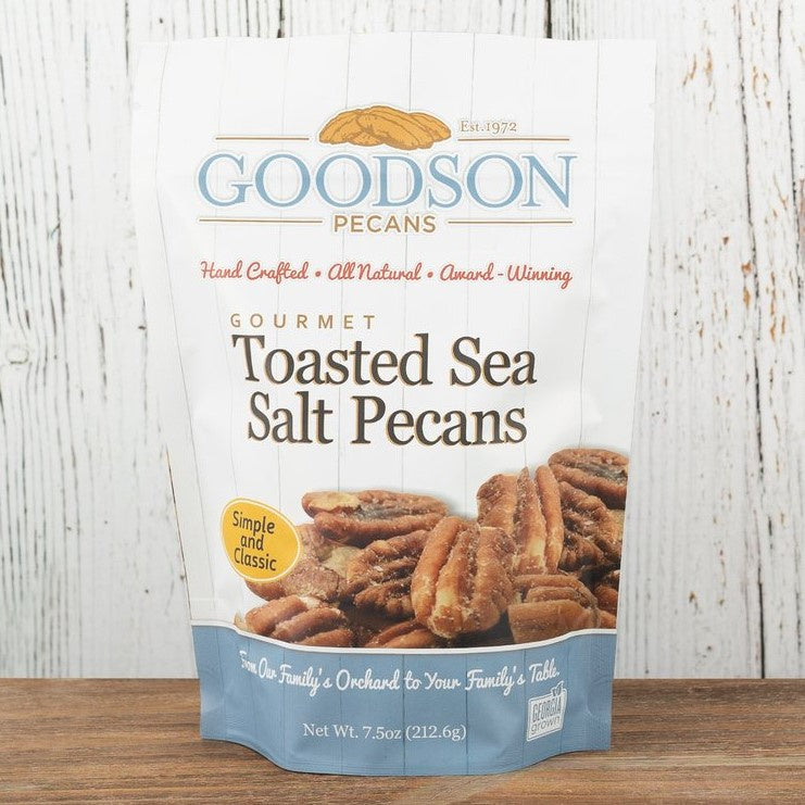 Goodson Pecans Gourmet Toasted Sea Salt Pecans 7.5oz bag