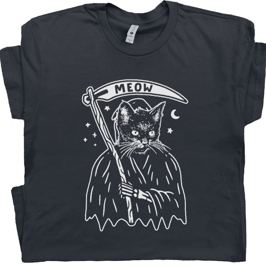 Grim Reaper Cat Tee