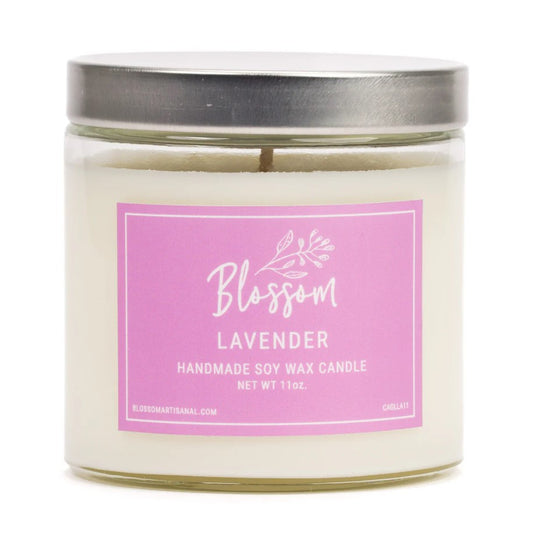 Lavender 11oz Glass Soy Candle