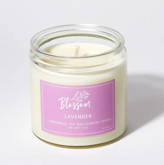 11 ounce lavender soy wax candle