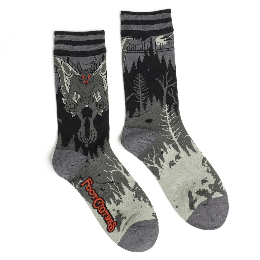 mothman black forest socks