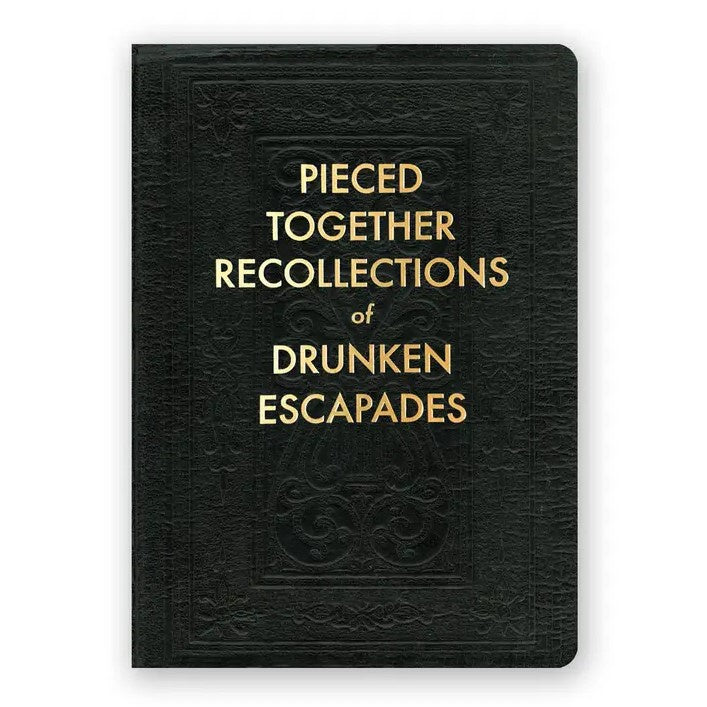 Gold foil text on dark cover