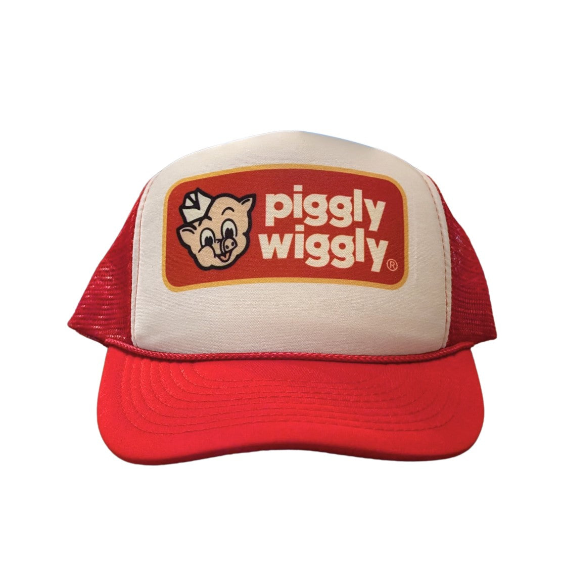 piggly wiggly pig red hat