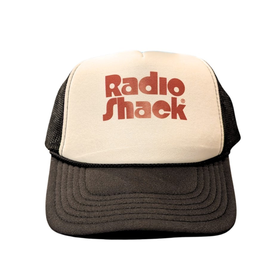 radio shack black and white hat