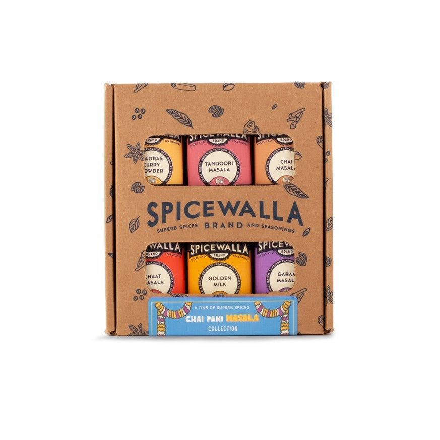 set of 6 spices in one packaged kraft box