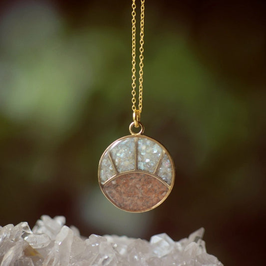 Sun Rays Pendant Necklace