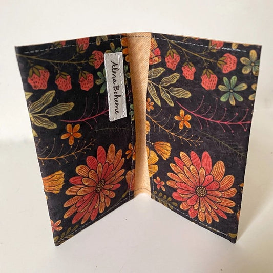 Open wallet sitting on a white background