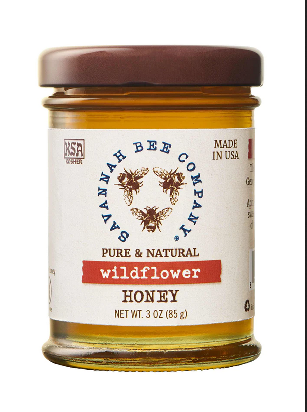Pure and Natural Wildflower Honey Jar by Savannah Bee Company