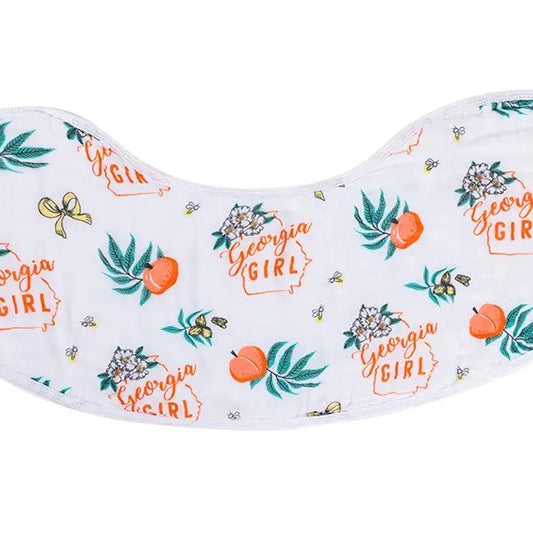 Georgia Girl Burp Cloth