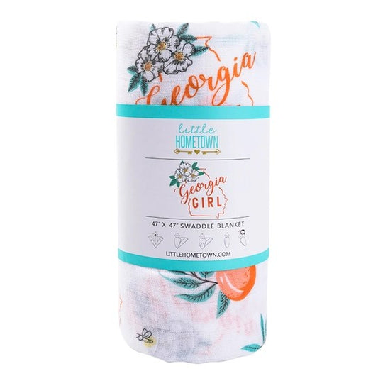 Georgia Girl swaddle blanket product