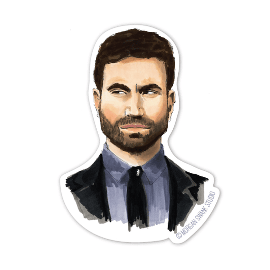 Watercolor Roy Kent from Ted Lasso sticker