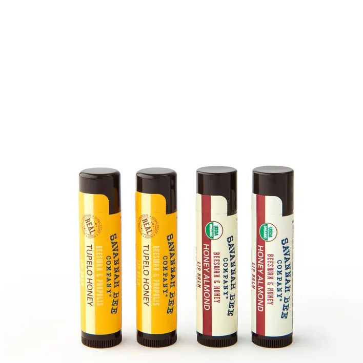4 Pack Honey Lip Balms