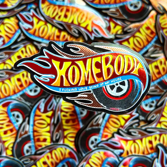 Homebody Hot wheels Sticker