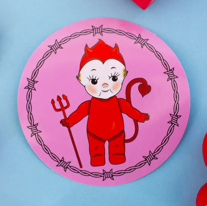 Kewpie Devil Sticker