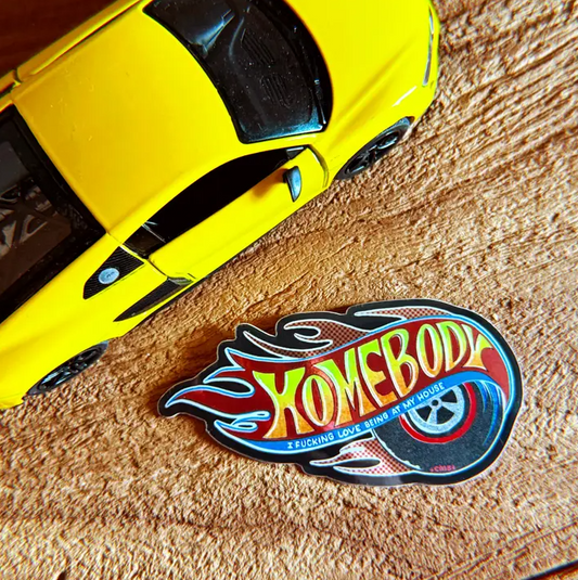 Homebody Hot wheels Sticker