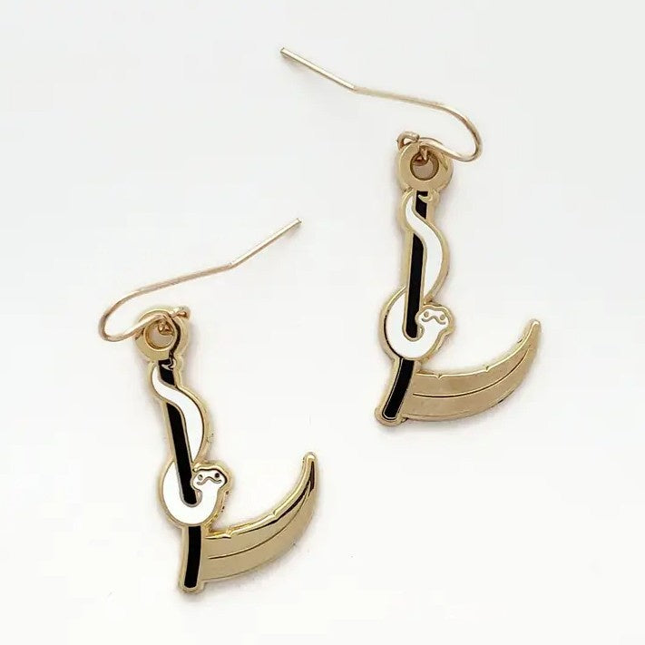 Snake Scythe Earrings