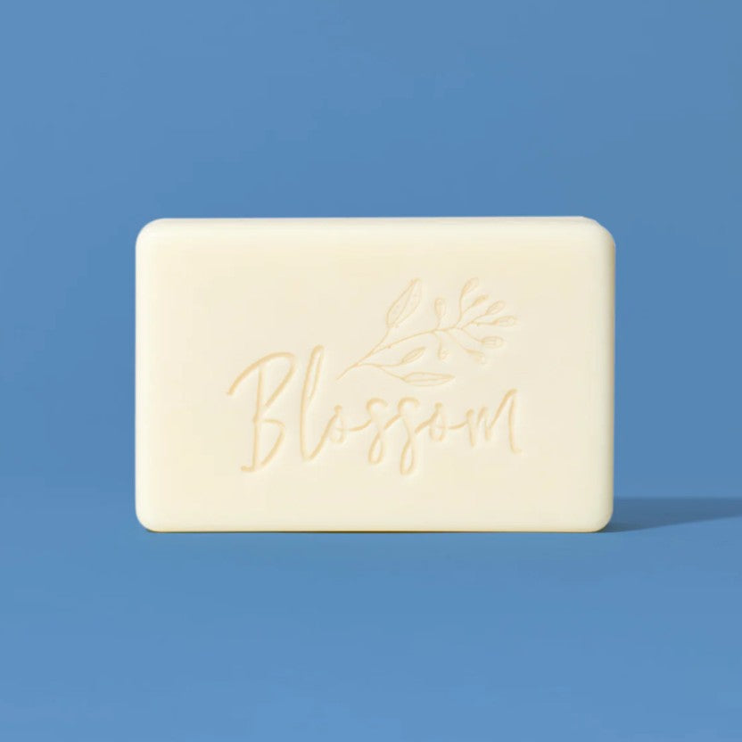 Bar of soap with Blossom branding