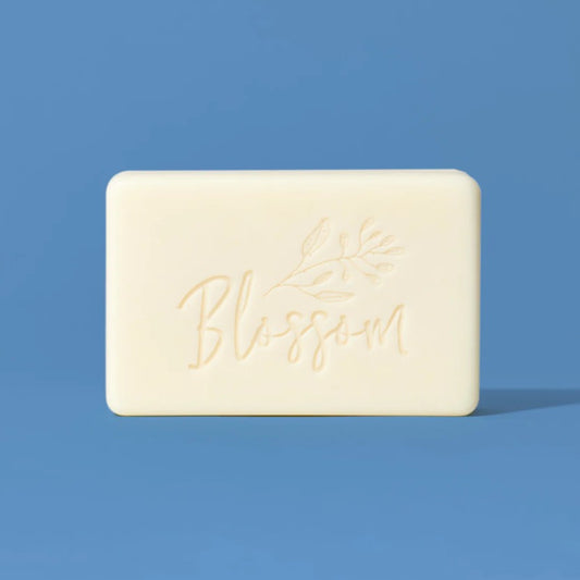 Bar of soap with Blossom branding