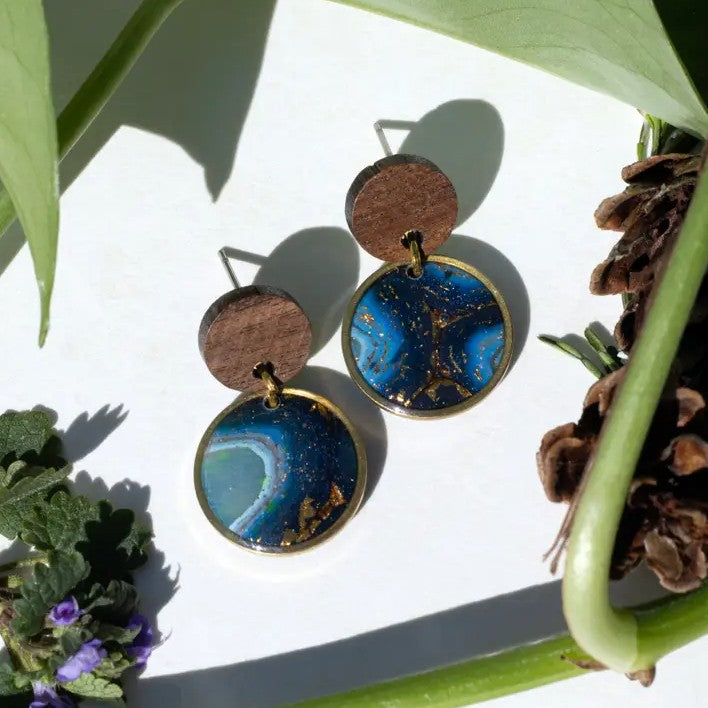 Simple Agate Earrings