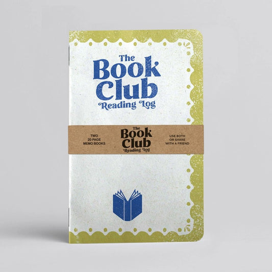 Book Club Reading Log booklet