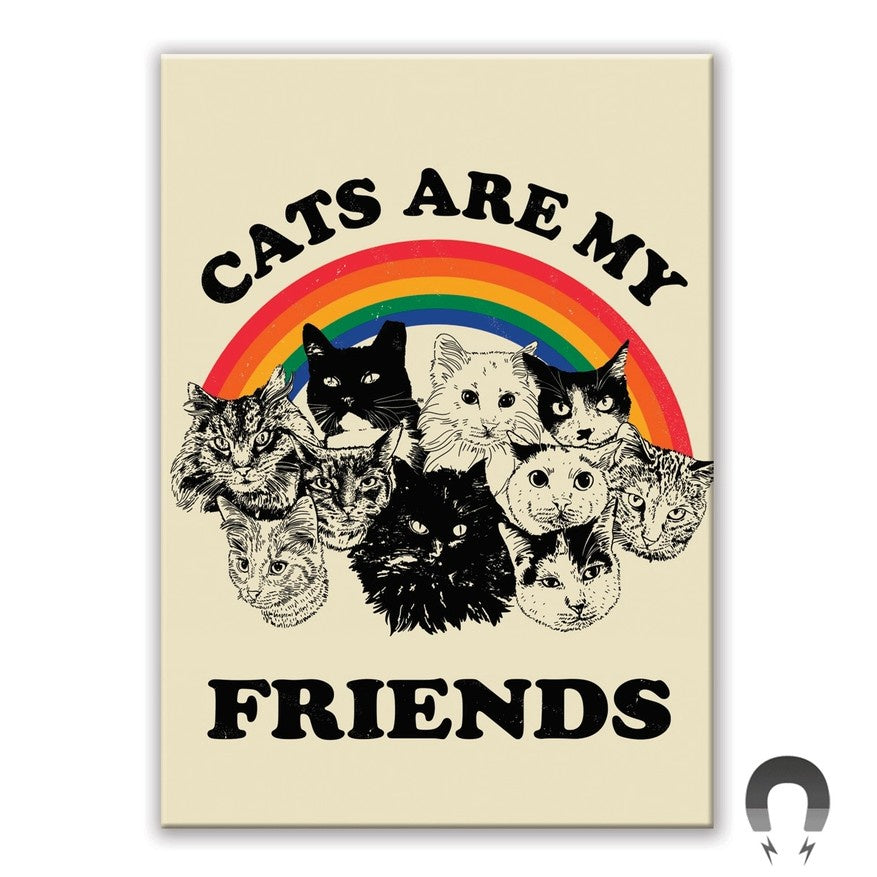 Cats are my Friends Magnet