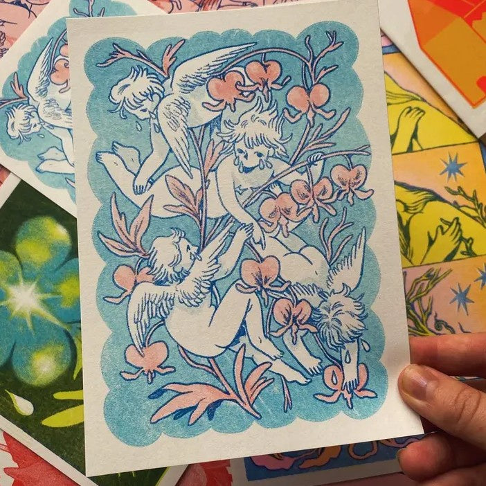 Tearful Cherub 5x7 Print