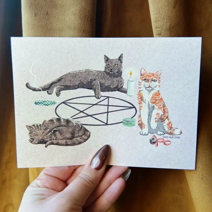 Coven Cats 5x7 Print