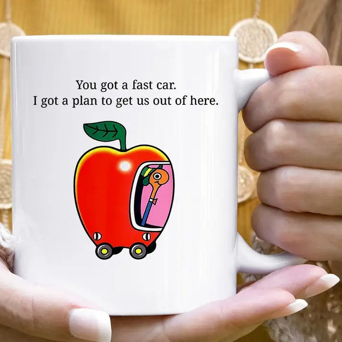 Fast Car Worm Mashup Mug