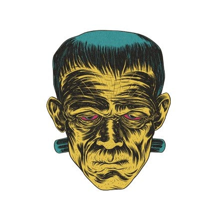 classic style Frankenstein sticker