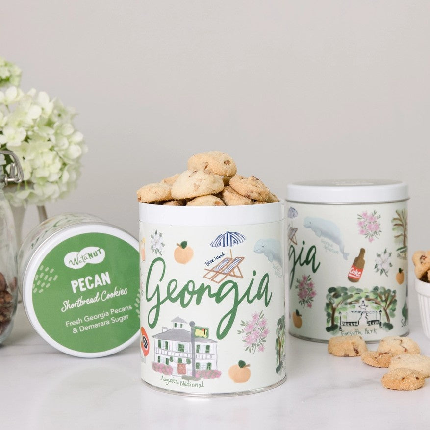 Georgia Gift Shortbread Cookies Tin