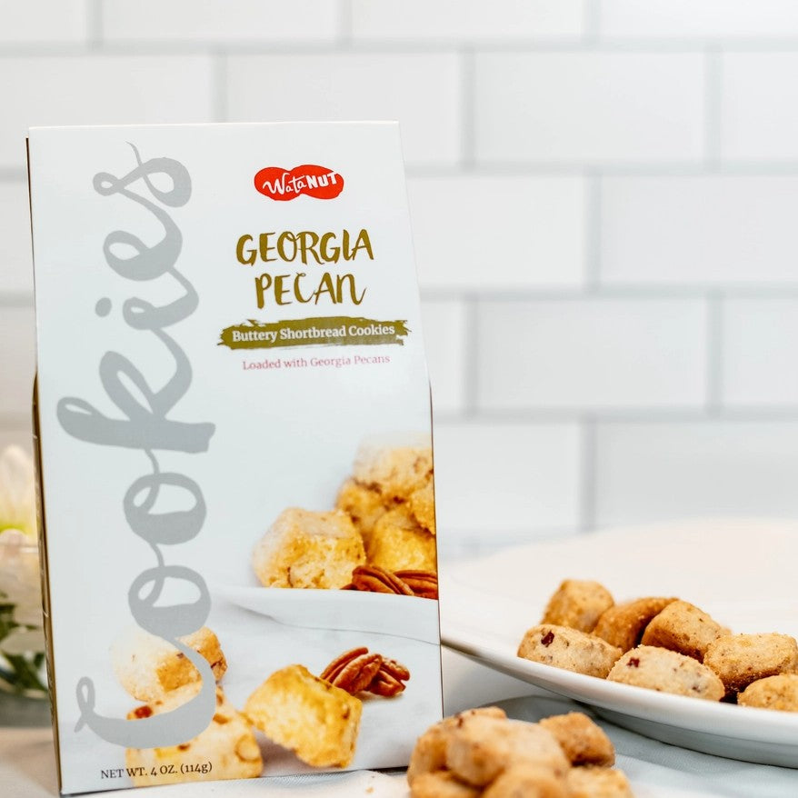 Box of Georgia pecan shortbread cookies