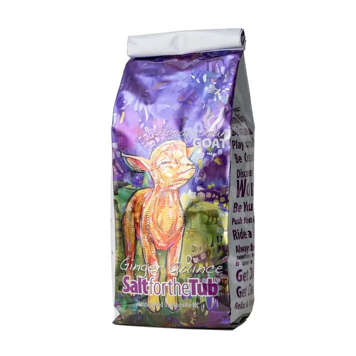 Bag of ginger quince scented bath salt