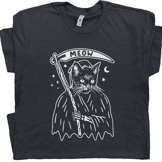 Grim Reaper Cat Tee
