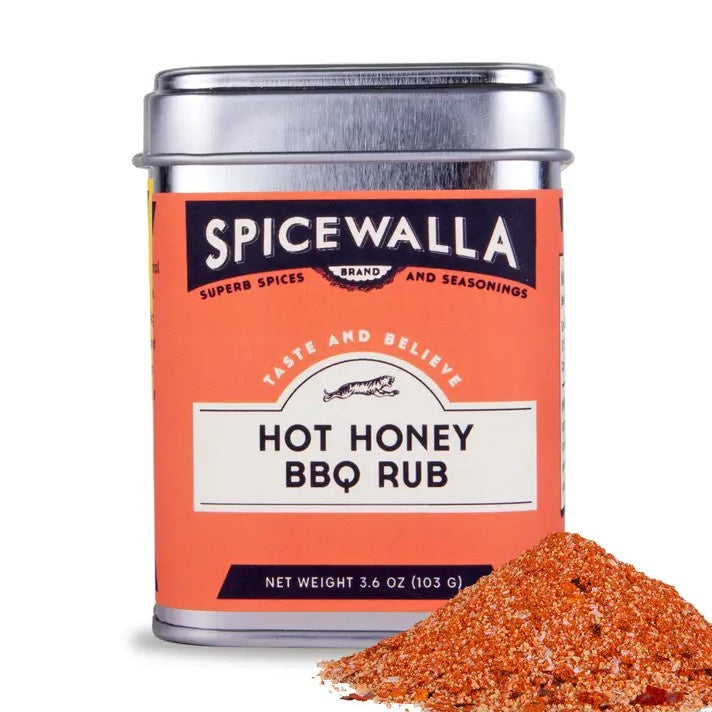 Tin of Spicewalla Hot Honey BBQ Rub