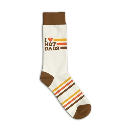 I Heart Hot Dad Socks
