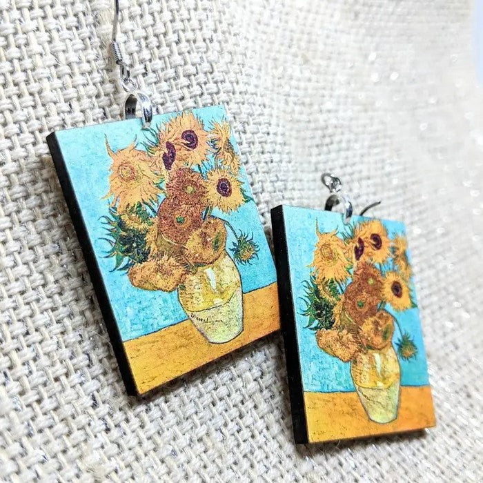 Van Gogh Sunflowers Earrings