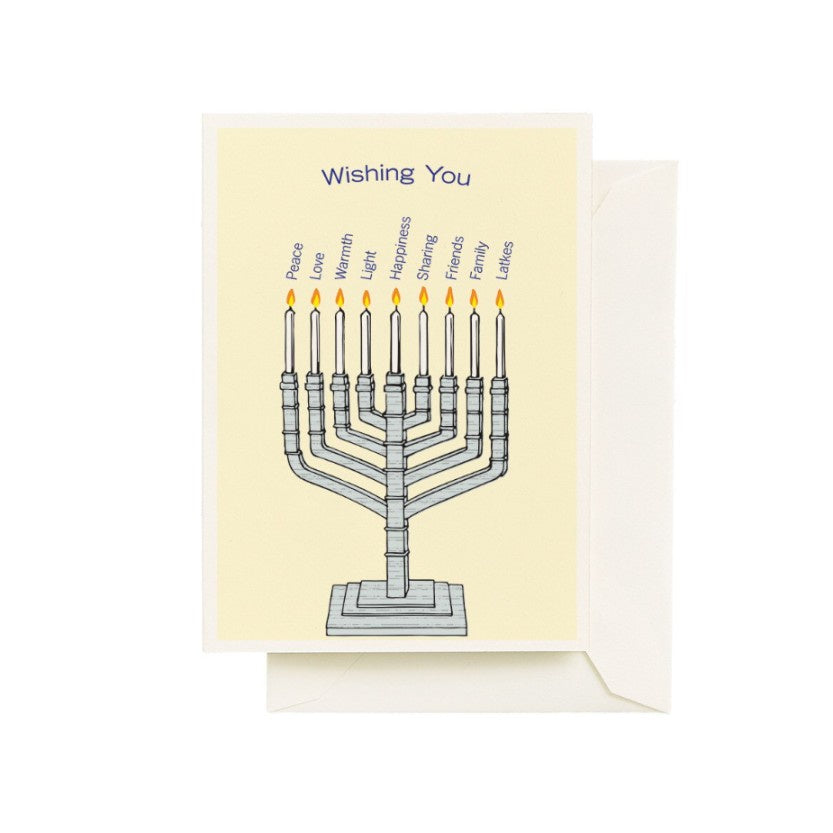 Menorah Holiday Card