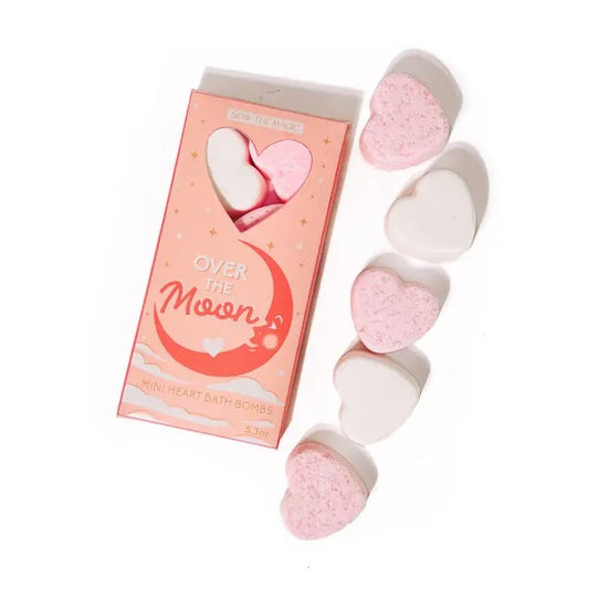 Over Moon Heart Bath Bombs