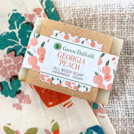 Peach scented bar soap 