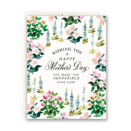 Spring Garden Mother's Day Card