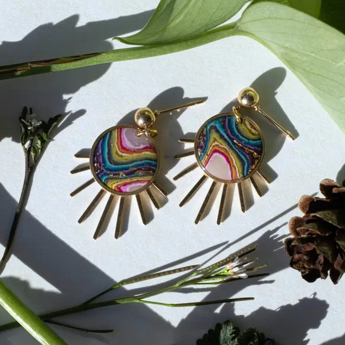 Bottom Burst Earrings