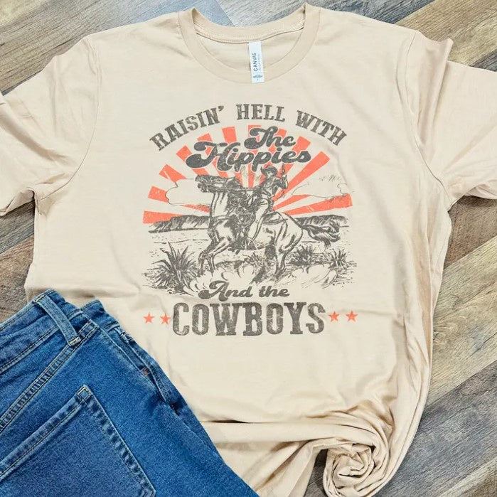 cowboy in desert shirt