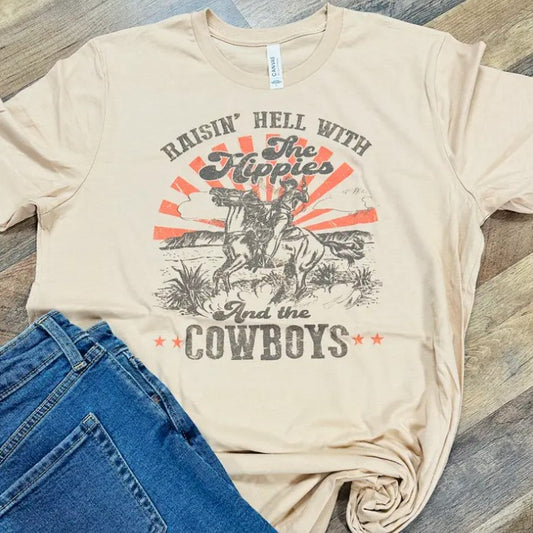 cowboy in desert shirt