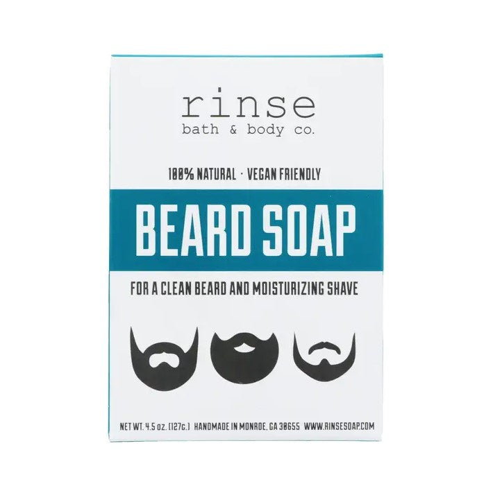 A 4.5 ounce beard soap "for a clean beard and moisturizing shave."