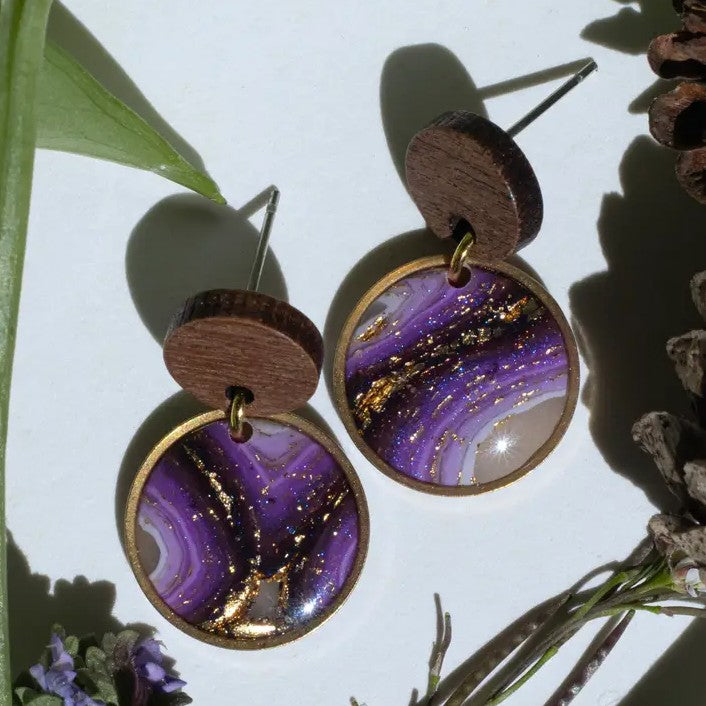 Simple Agate Earrings