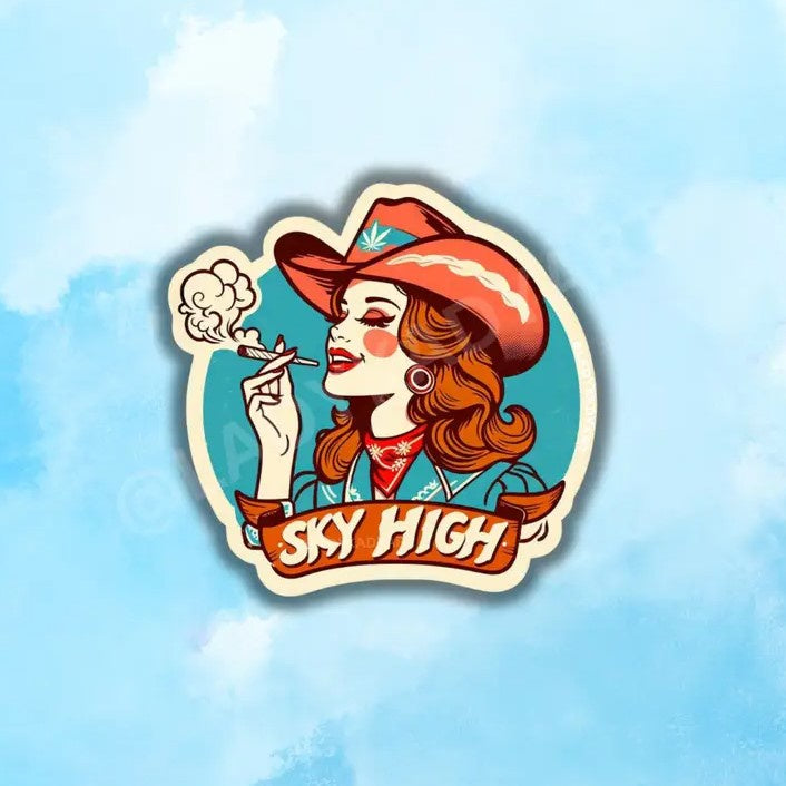 Sky High Sticker – HomeGrown Decatur