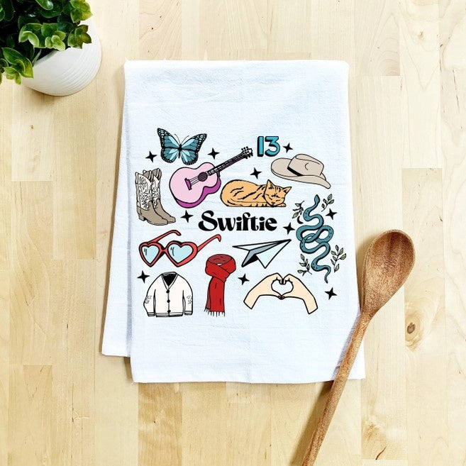 swiftie tea towel by moonlight makers