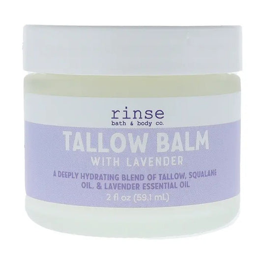 Two ounce jar of lavender scented tallow balm